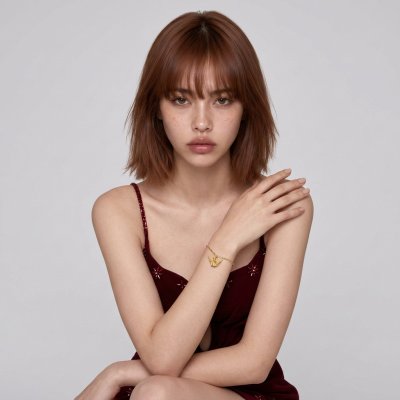 สร้อยข้อมือนกโอริกามิเงินแท้บริสุทธิ์ 99.99% ชุบทองแท้สี Rich Gold งาน Handcraft พรีเมียมจากแบรนด์ Shannta เครื่องประดับดีไซน์โมเดิร์นร่วมสมัยสำหรับผิวแพ้ง่าย