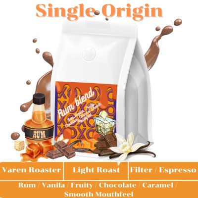 เมล็ดกาแฟคั่วกลาง Rum Blend