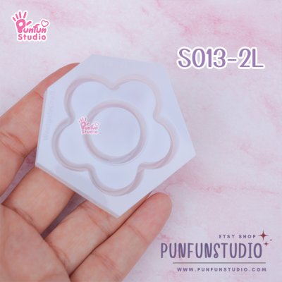 2-layer flower mold