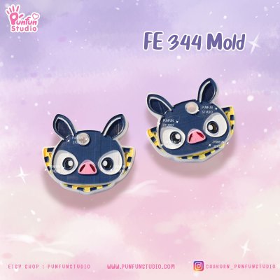  Black Piglet P Chan Ranma1/2 Mold