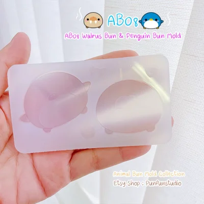 Walrus Bun & Penguin Bun Mold