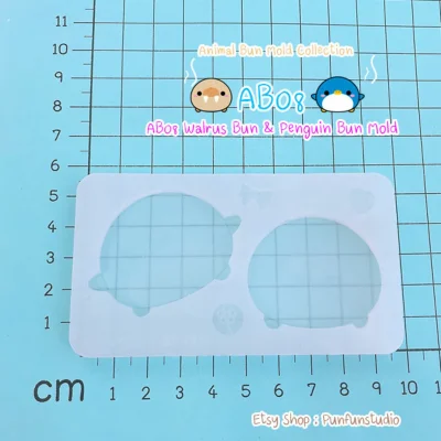 Walrus Bun & Penguin Bun Mold