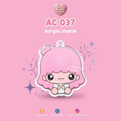 Cutie Kitty & Friends AC 027-AC 042 Acrylic charm / Complete workpiece