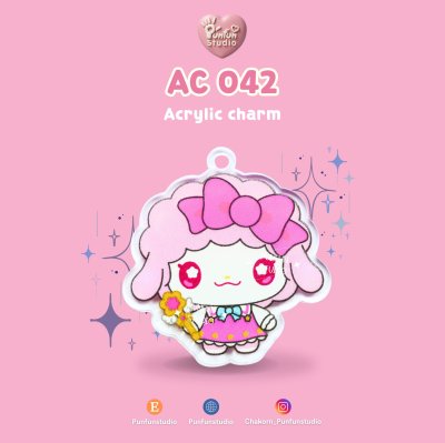 Cutie Kitty & Friends AC 027-AC 042 Acrylic charm / Complete workpiece
