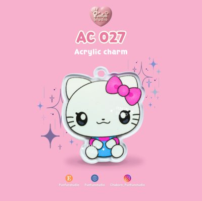Cutie Kitty & Friends AC 027-AC 042 Acrylic charm / Complete workpiece