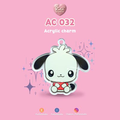 Cutie Kitty & Friends AC 027-AC 042 Acrylic charm / Complete workpiece