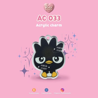 Cutie Kitty & Friends AC 027-AC 042 Acrylic charm / Complete workpiece