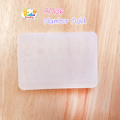 Number Mold  Height 5-6 mm Thickness 0.3 - 0.4 mm