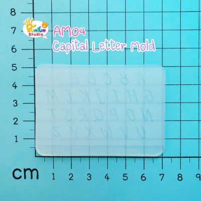 Small Letter, MoldNumber Mold  Height 5-6 mm Thickness 0.3 - 0.4 mm