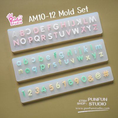 Capital Letter,small letter mold ,number  Mold MoldHeight 0.7-1 cm Thickness 2 mm  UV Resin 