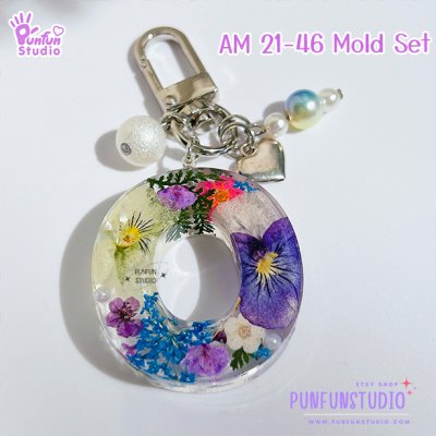 AM 21-46 A-Z Alphabet Molds / 26 pieces / Letter Mold / Silicone mold / Epoxy resin mold