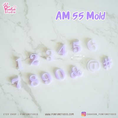Number Mold Height 0.7-1 cm Thickness 2 mm 