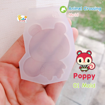 Poppy 01 Mold / Animal Crossing Mold / Silicone Mold
