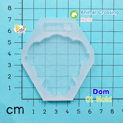 Dom 01 Mold / Animal Crossing Mold / Silicone Mold