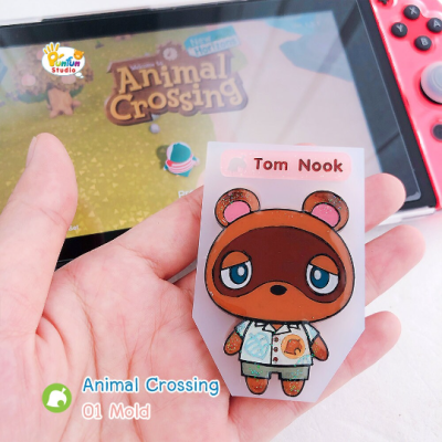 Animal Crossing 01 Mold Set A / 6+Glitter / Animal Crossing Mold / Silicone Mold