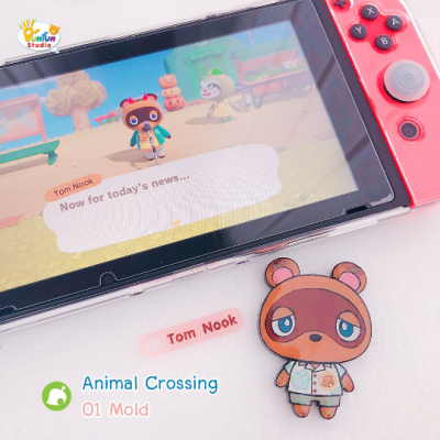 Animal Crossing 01 Mold Set A / 6+Glitter / Animal Crossing Mold / Silicone Mold