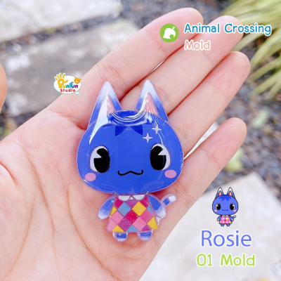 Rosie 01 Mold / Animal Crossing Mold / Silicone Mold