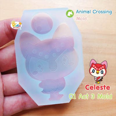 Celeste 01 Act 3 Mold / Animal Crossing Mold / Silicone Mold
