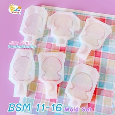 BSM 11-16 Mold Set / Full Body Shaker Mold / Shaker Mold + Cover Mold / Silicone Mold