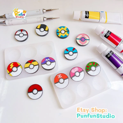 Mix Ball 01 Mold / Pokemold / Silicone Mold