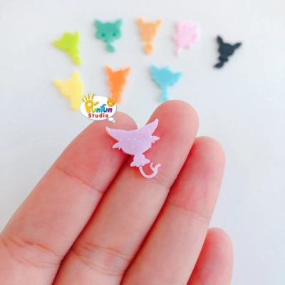 Separate Tails Mini Eev evo Mold / Shaker bits mold / Pokemold / Silicone Mold
