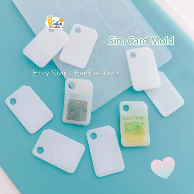 Eev Evolutions Sim Card Mold / Pokemold / Silicone Mold