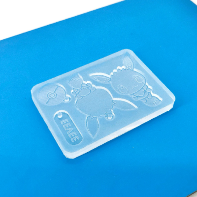 Eev 02 Front & Back Mold / Pokemold / Silicone Mold / Keychain Pendant Earring Mold