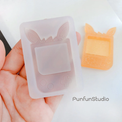 Eev x Game Boy Shaker Mold / Pokemold / Silicone Mold