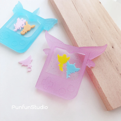 Eev x Game Boy Shaker Mold / Pokemold / Silicone Mold