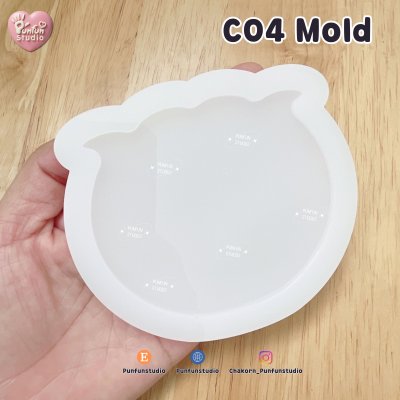 C 03, C04  Shell Coaster / Fish Bowl Coaster /  Silicone Mold / Epoxy Resin Mold