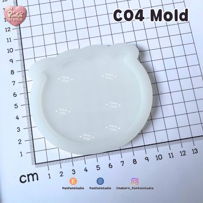 C 03, C04  Shell Coaster / Fish Bowl Coaster /  Silicone Mold / Epoxy Resin Mold
