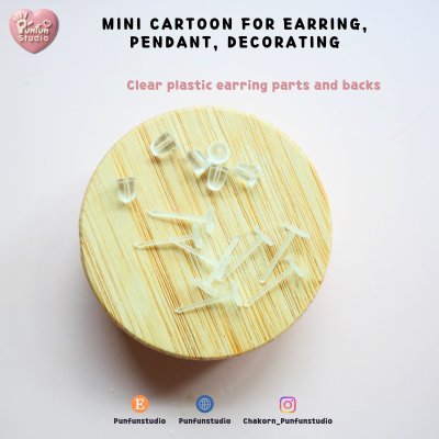 CB 06-07 Mini Cartoon For Earring, Pendant, Decorating / UV Print on Acrylic / Free earring part