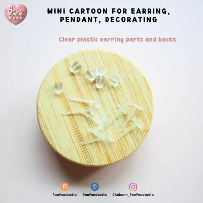 CB 08-09 Mini Cartoon For Earring, Pendant, Decorating / Tiny Kpop / UV Print on Acrylic / Free earring part