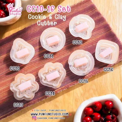 CC 10-16 Genshin Cookie & Clay Cutter / Cookie Cutter / Polymer Cutter / Fondant Cutter / Play-Doh Cutter