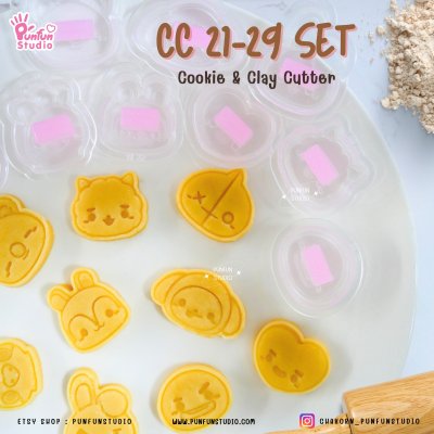 CC 21-29 BT Animal Cookie & Clay Cutter / K-Pop / Cookie Cutter / Polymer Cutter / Fondant Cutter