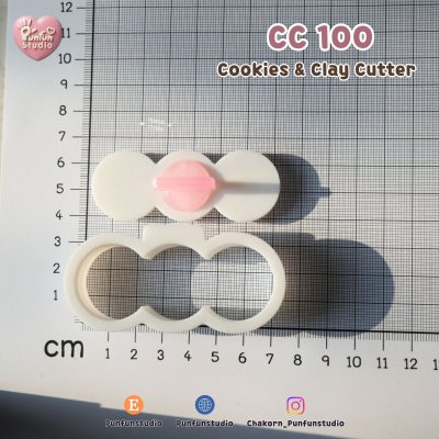 CC 99-100 K-POP Cookie Cutter, 3D Printed PLA Clay Cutter