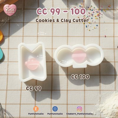 CC 99-100 K-POP Cookie Cutter, 3D Printed PLA Clay Cutter