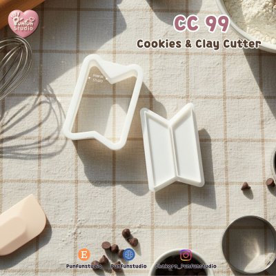 CC 99-100 K-POP Cookie Cutter, 3D Printed PLA Clay Cutter