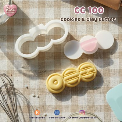 CC 99-100 K-POP Cookie Cutter, 3D Printed PLA Clay Cutter