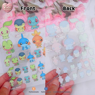 CP 11-15 Slim Sheet Cartoon for Decoration / UV printed & Matt Coating on a clear plastic sheet