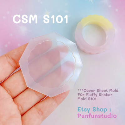S099-S104 Fluffy Shaker Mold Set / 6 pieces / Shaker Mold / Silicone Mold