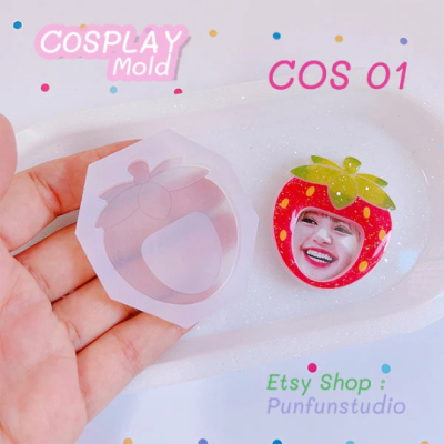 COS 01, 02, 03, 04 Molds / Cosplay Photo Frame / Photo Frame Mold / Silicone Mold