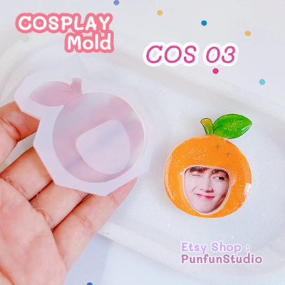 COS 01, 02, 03, 04 Molds / Cosplay Photo Frame / Photo Frame Mold / Silicone Mold