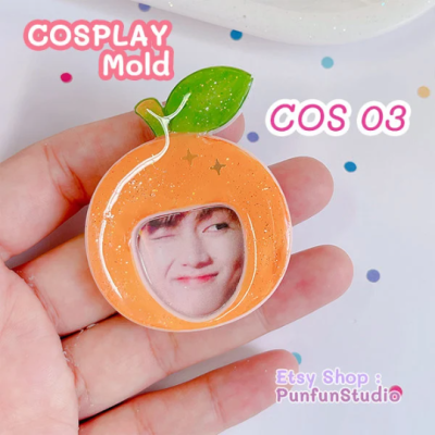 COS 01, 02, 03, 04 Molds / Cosplay Photo Frame / Photo Frame Mold / Silicone Mold