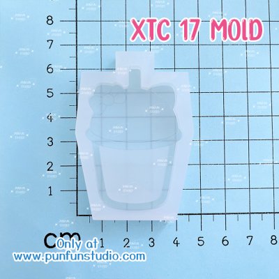 XTC 17 Cutie Kitty X Tea Cup Mold / Shaker Mold / Silicone Mold