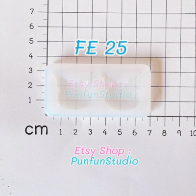 FE 22-25 Mold Set / Cutie Kitty, Rabbit, Dog / Face Earring Mold / Silicone Mold / UV Resin Mold