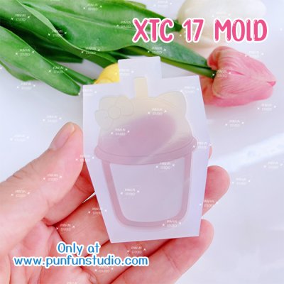 XTC 17 Cutie Kitty X Tea Cup Mold / Shaker Mold / Silicone Mold
