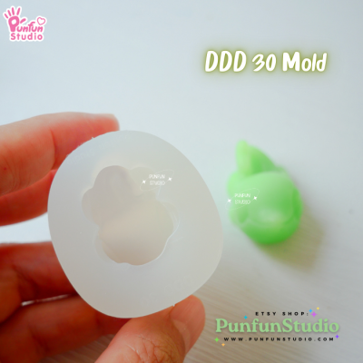 DDD 30-32 Mold Set / Crouching Poke Starter Gen 5 / Pokemold / 3D Mold