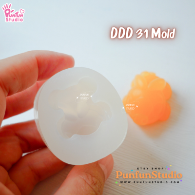 DDD 30-32 Mold Set / Crouching Poke Starter Gen 5 / Pokemold / 3D Mold
