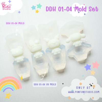 DDH 01-04 Kitty & Freind Mold Set